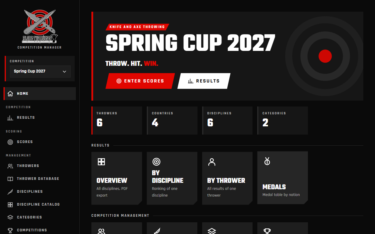Domovská stránka soutěže / Competition home page